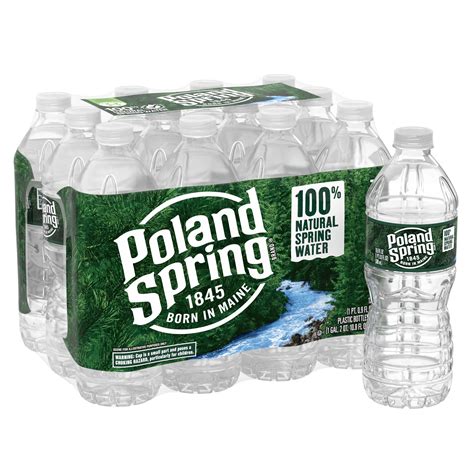 poland spring 12 pack bottled water